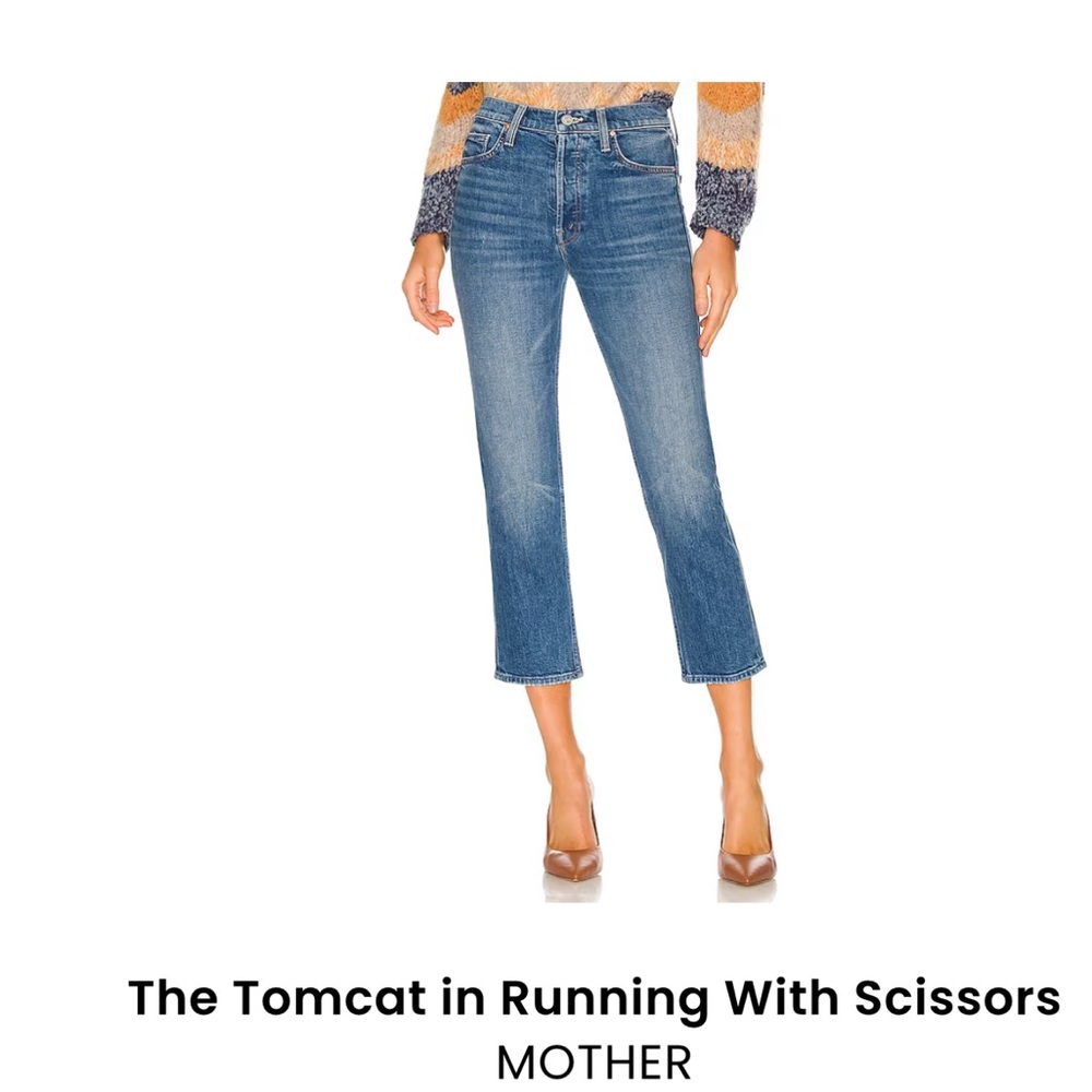 Mother denim size 28 the tomcat running with scissors